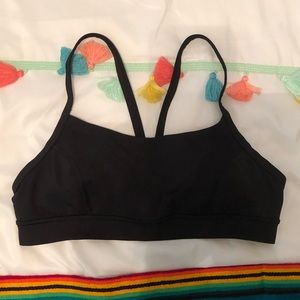 Lululemon black sports bra - yoga and running